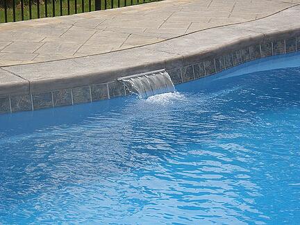 pool cascade waterfall - cheap pool accessories