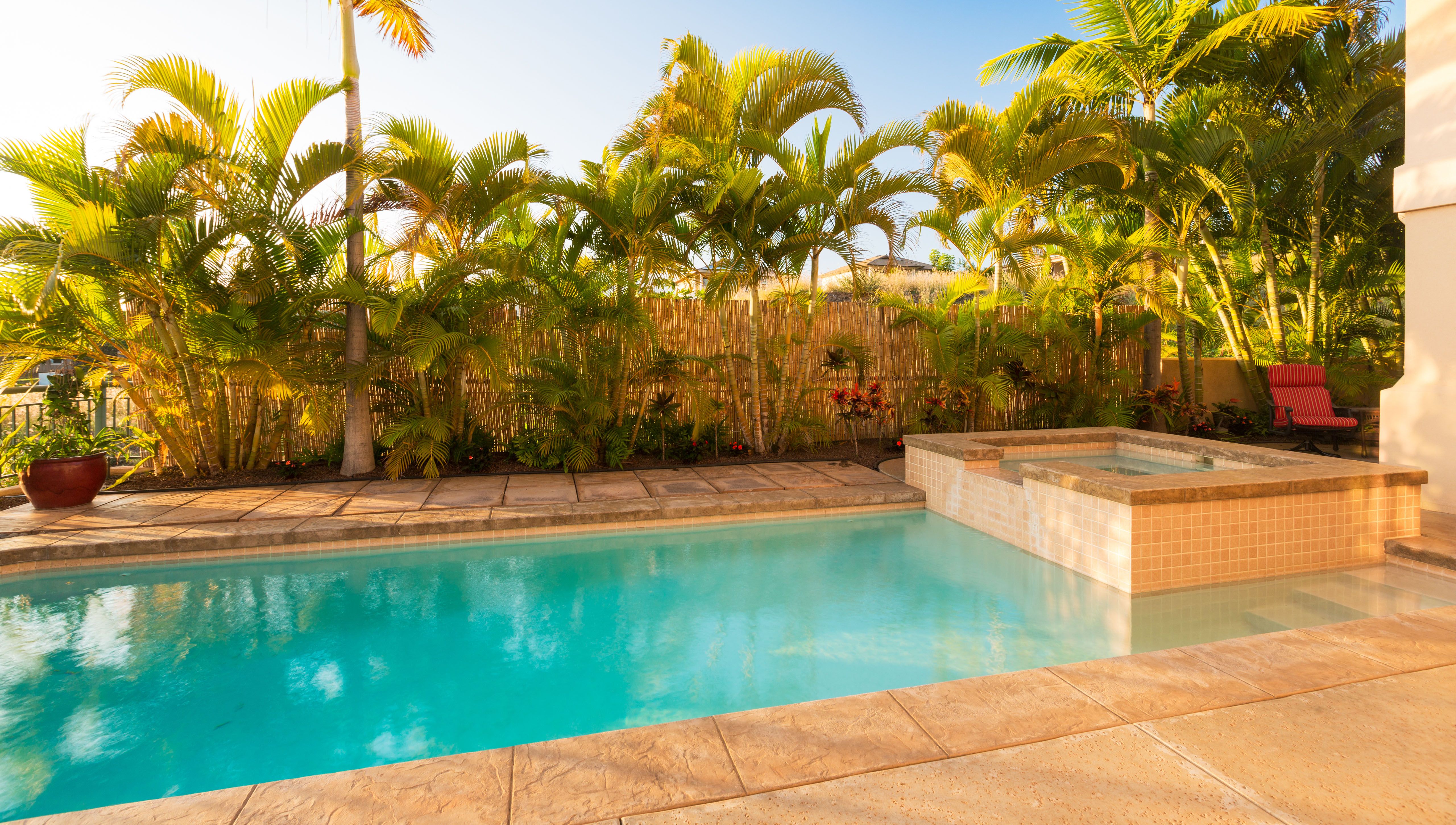 concrete inground pool