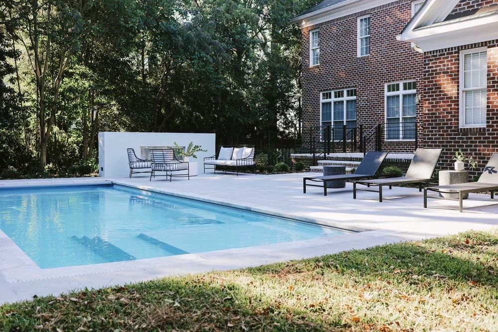 a well-designed backyard pool for COVID-safe staycations