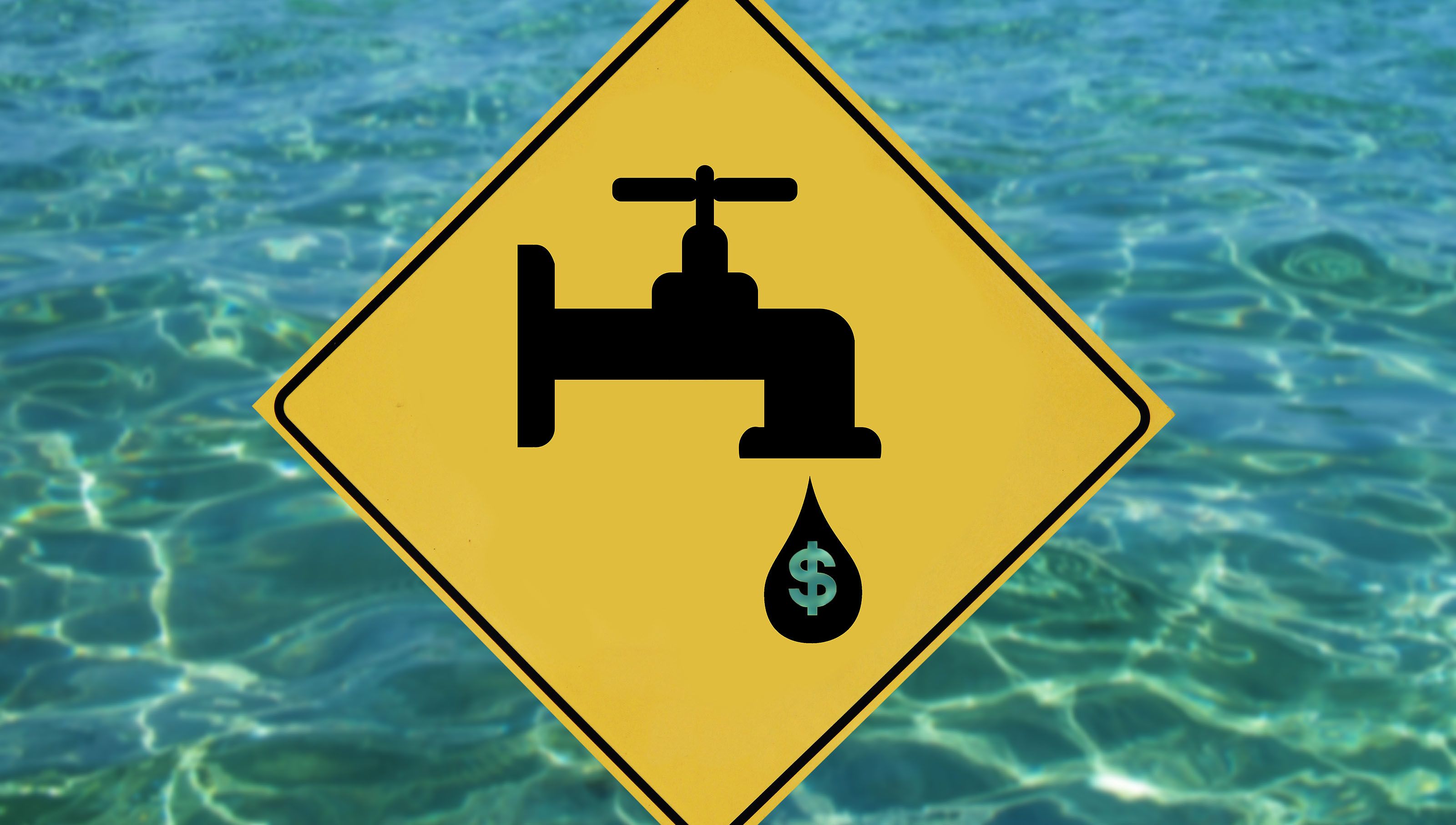 pool leak sign