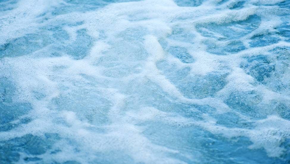 Fiberglass spa bubbles