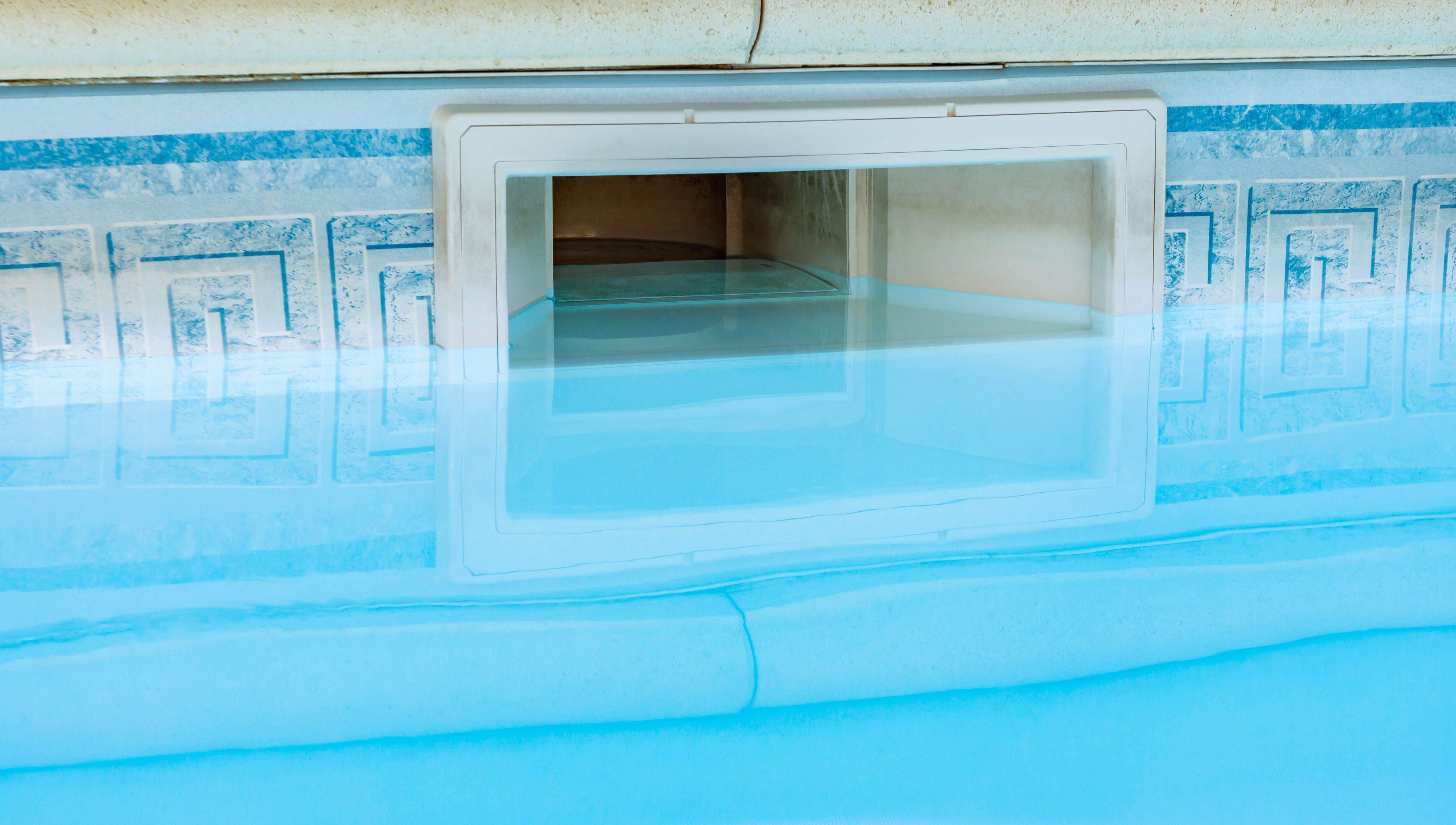 vinyl pool liner skimmer - how to repair a tear in a vinyl pool liner