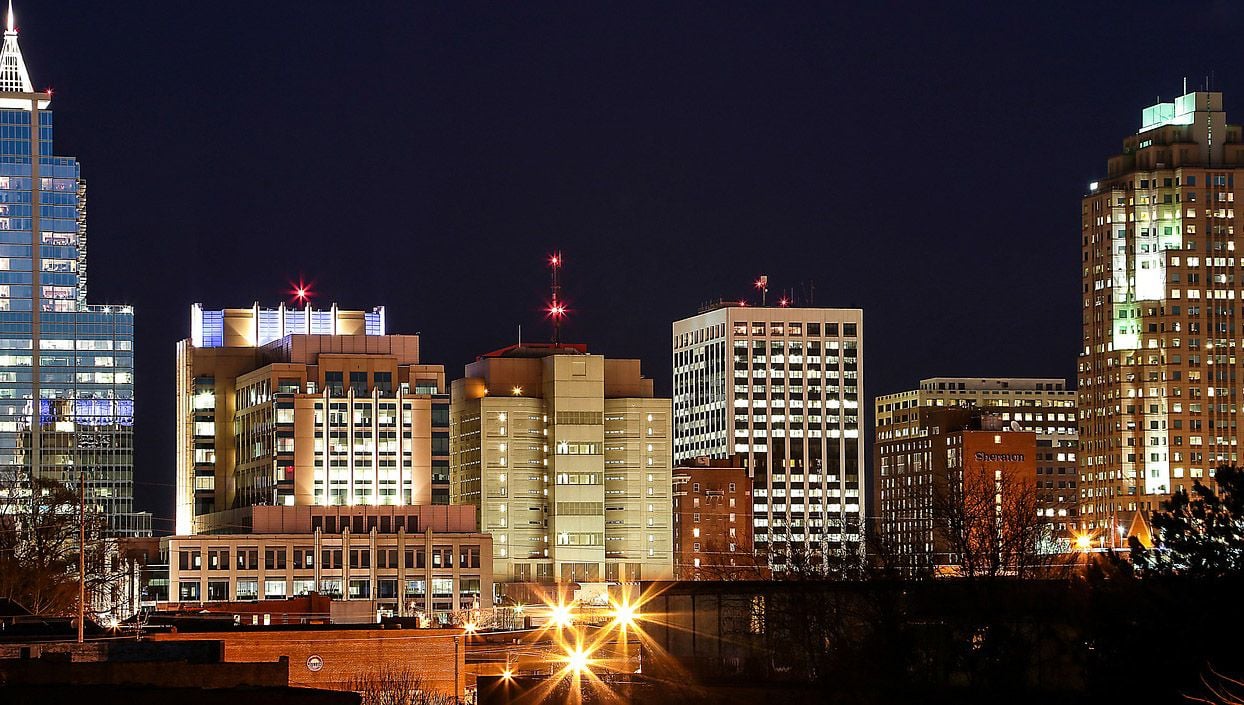 Raleigh skyline